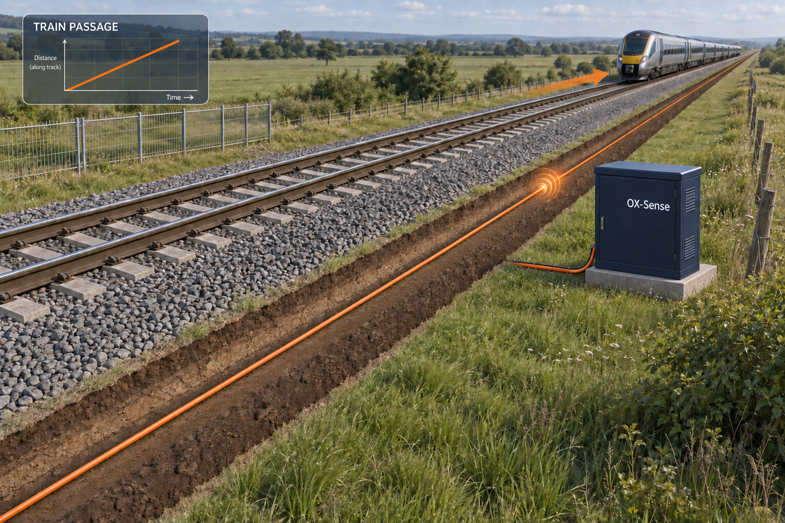 列车运行观测，OX-Sense 概念场景